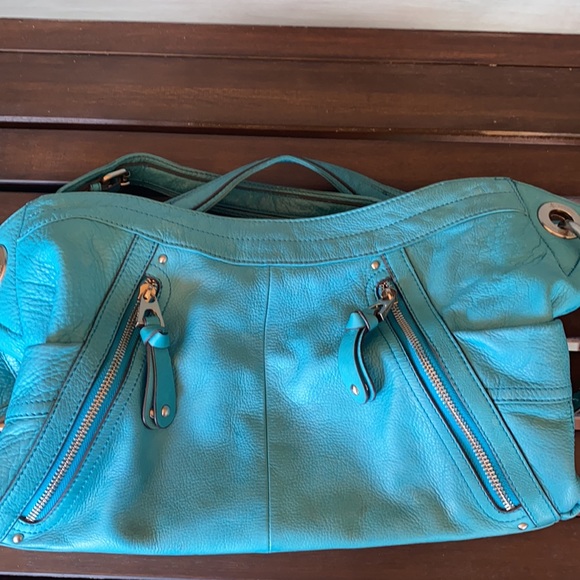 B. Makowsky Leather Shoulder Bag - Picture 11 of 12